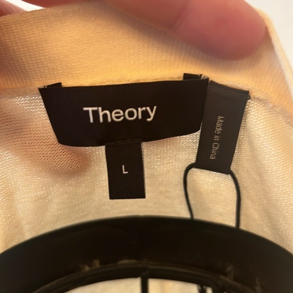 NWT Theory V-Neck Cardigan-Size L - Picture 3 of 6